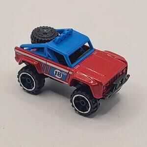 2018 Hot Wheels Walmart 5/8 Ford Truck Series CUSTOM FORD BRONCO Red